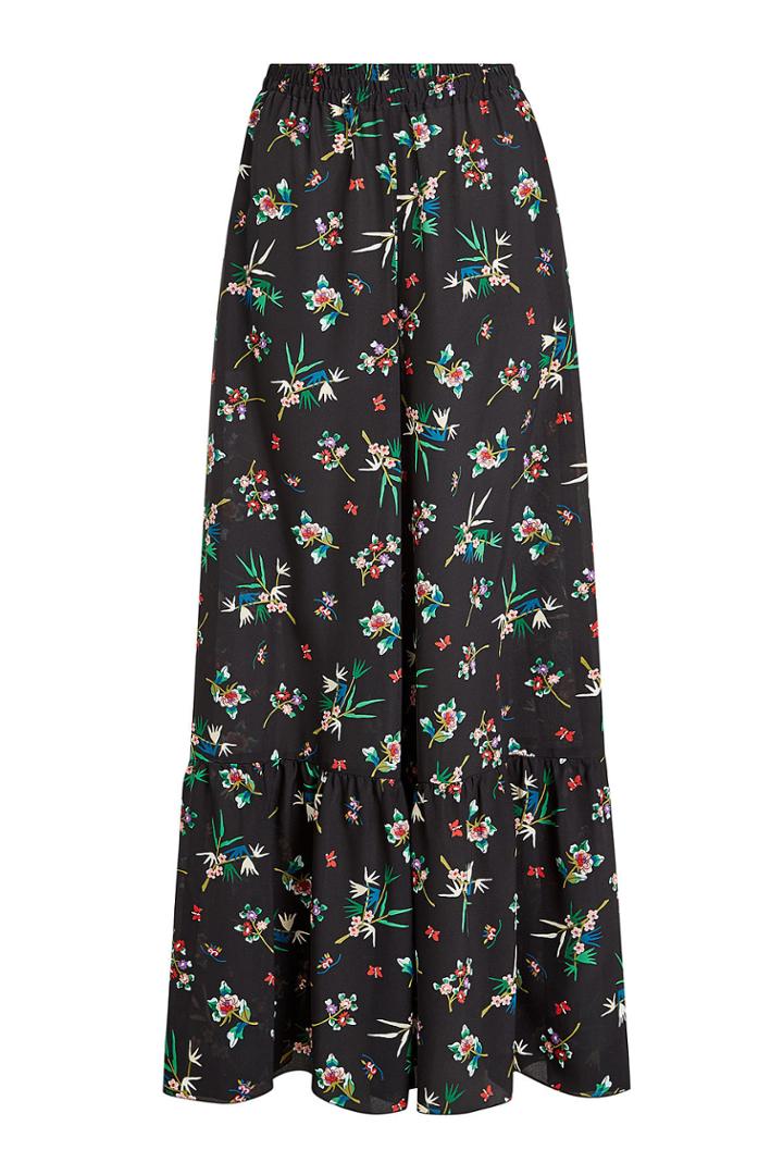 R.e.d. Valentino R.e.d. Valentino Wide Leg Printed Silk Pants