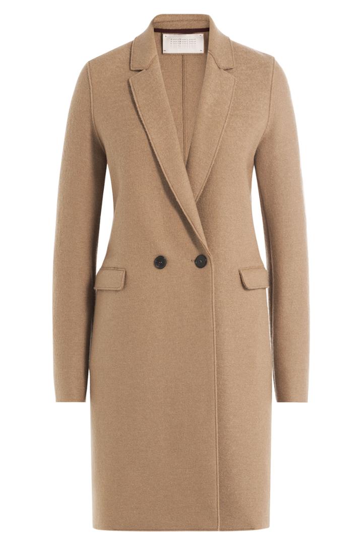Harris Wharf London Harris Wharf London Virgin Wool Coat - Camel