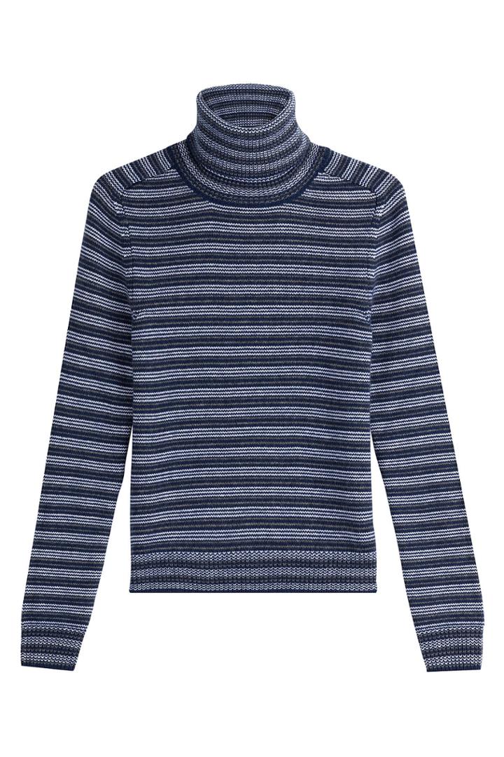 Sonia Rykiel Sonia Rykiel Cashmere Turtleneck Pullover - Stripes