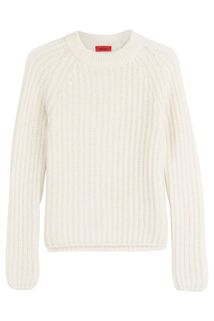 Hugo Hugo Knit Pullover With Alpaca And Wool