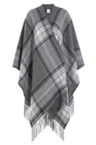 Theory Theory Fringed Wool Cape - Multicolored