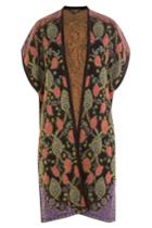 Etro Etro Sleeveless Cape Cardigan With Wool And Alpaca - Multicolor