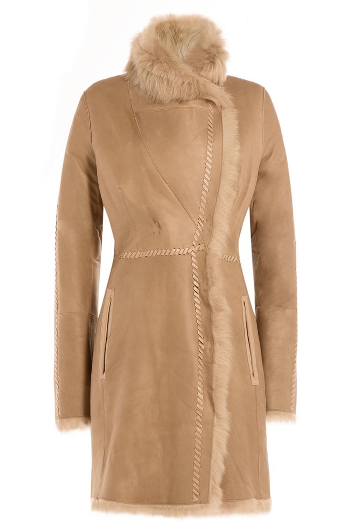 Yves Salomon Yves Salomon Lamb Leather Coat With Shearling