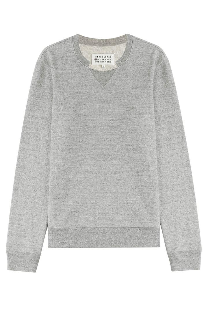 Maison Margiela Maison Margiela Cotton Sweatshirt - Grey