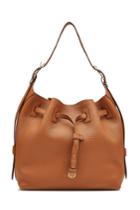 Salvatore Ferragamo Salvatore Ferragamo Leather Drawstring Bucket Bag