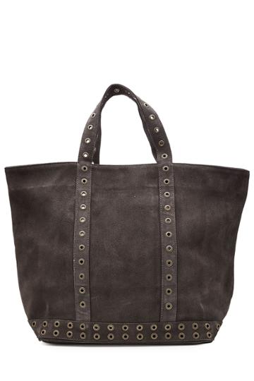 Vanessa Bruno Vanessa Bruno Suede Tote With Eyelet Trim - Blue
