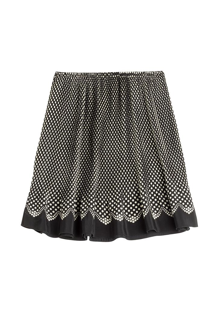 Anna Sui Anna Sui Polka Dot Silk Skirt - Multicolored