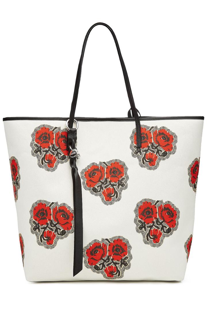 Alexander Mcqueen Alexander Mcqueen Cotton Shopper With Leather