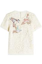 R.e.d Valentino R.e.d Valentino Embroidered Cotton Top
