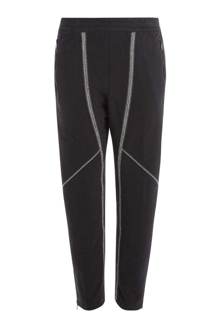 Alexander Mcqueen Alexander Mcqueen Cotton Sweatpants With Contrast Stitching