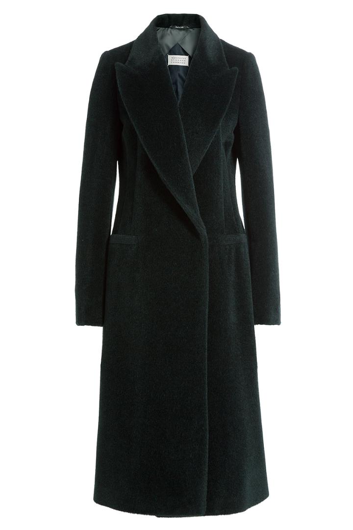 Maison Margiela Maison Margiela Alpaca Coat With Wool - Green