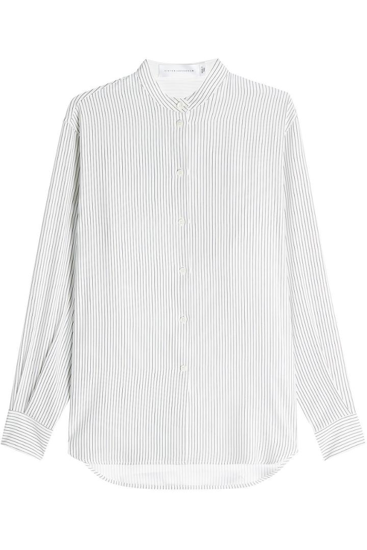 Victoria Beckham Victoria Beckham Striped Silk Blouse