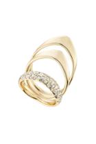 Alexis Bittar Alexis Bittar Triple Ring With Crystals - Gold