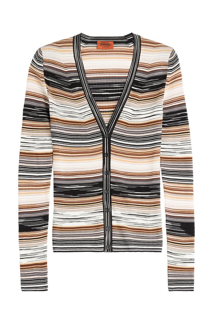 Missoni Knit Cardigan With Wool