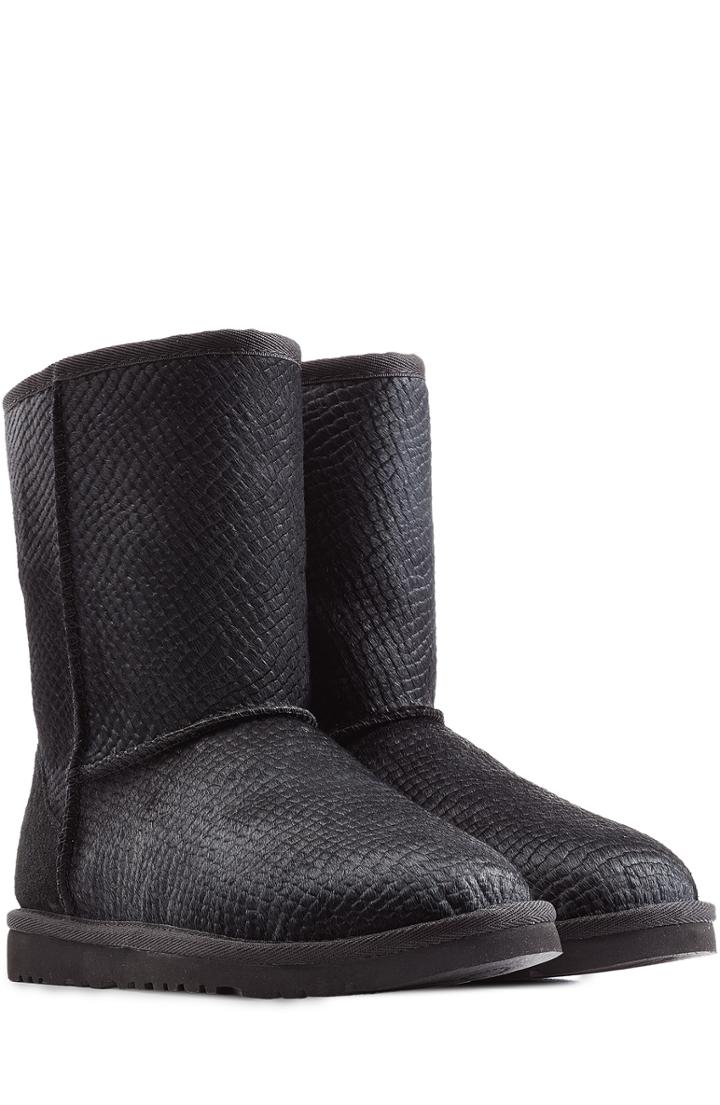 Ugg Australia Embossed Calf Hair Boots