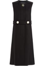 Tara Jarmon Tara Jarmon Sleeveless Coat - Black