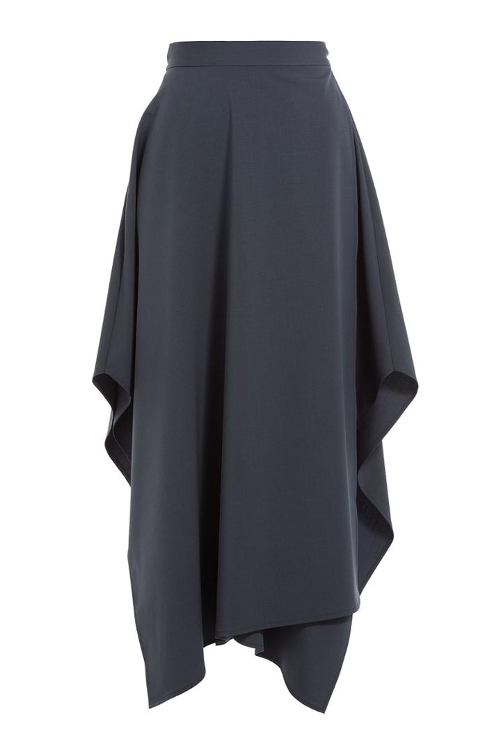 Nobi Talai Nobi Talai Wool Maxi Skirt - Blue