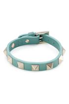 Valentino Valentino Small Rockstud Leather Bracelet - Turquoise