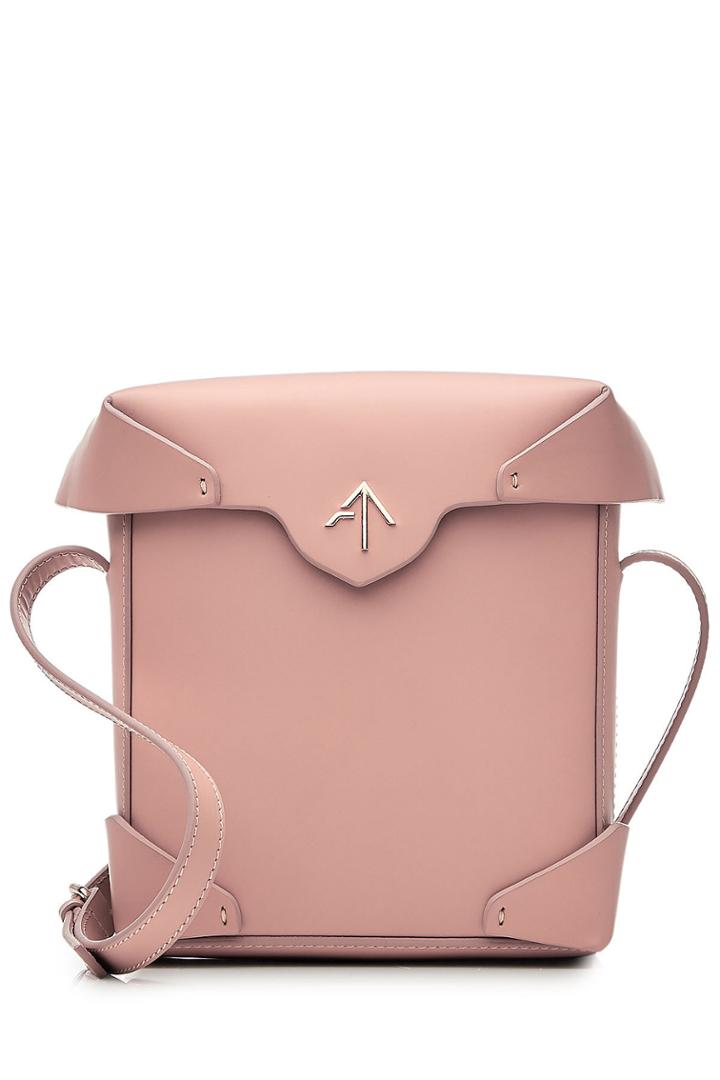 Manu Atelier Manu Atelier Leather Shoulder Bag - Magenta