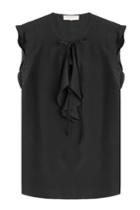 Emilio Pucci Emilio Pucci Silk Blouse With Ruffles - Black