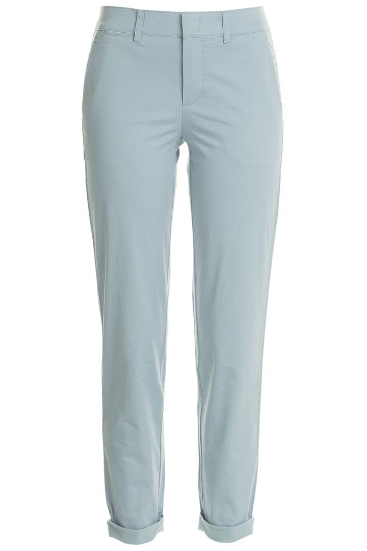 Vince Vince Roll Up Cotton Pants - Blue