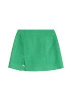 Isa Arfen Isa Arfen Linen Mini Skirt - Green