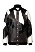 Fausto Puglisi Fausto Puglisi Leather Patchwork Bomber Jacket - Multicolor