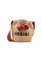 Soraya Hennessy Soraya Hennessy Mini Habibi Woven Mochila Bucket Bag