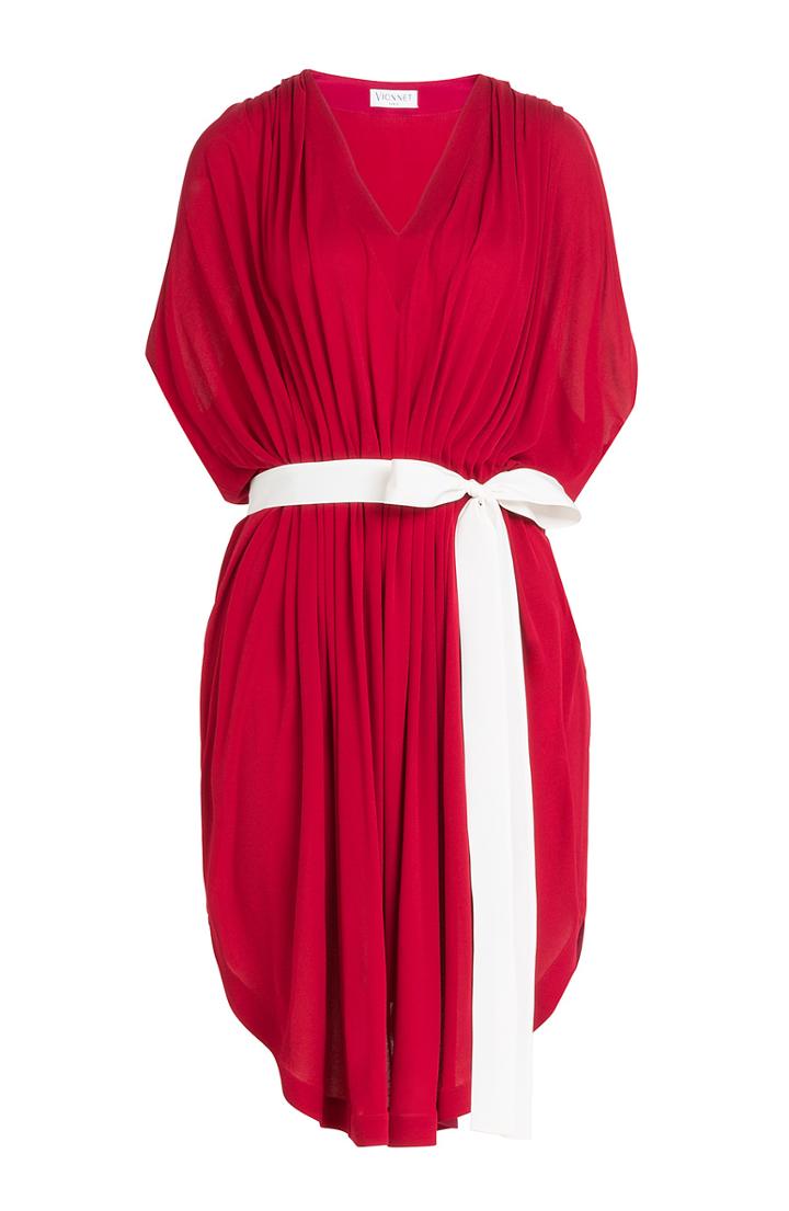 Vionnet Draped Crepe Dress