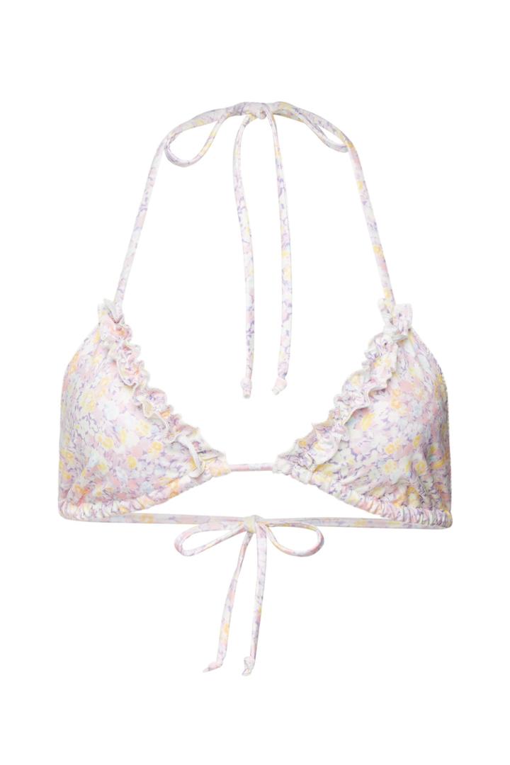 Loveshackfancy Loveshackfancy Harbor Floral Bikini Top