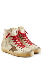 Golden Goose Golden Goose Francy Leather High-top Sneakers - White
