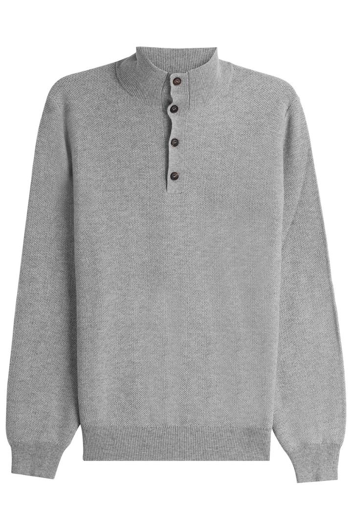 Brioni Brioni Cashmere Turtleneck Pullover With Buttons - None