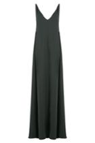 Valentino Valentino Floor Length Silk Dress - Green