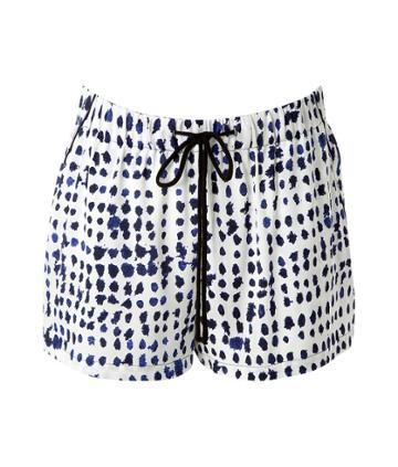 Milly Silk Printed Shorts