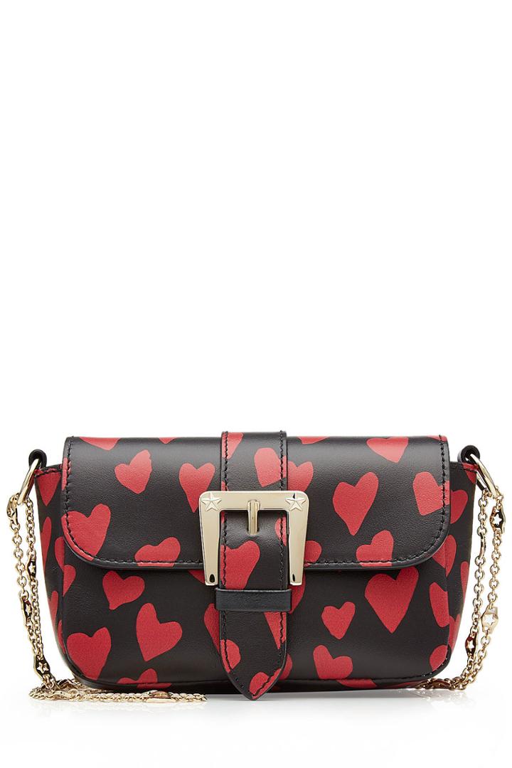 R.e.d. Valentino R.e.d. Valentino Printed Leather Mini Shoulder Bag