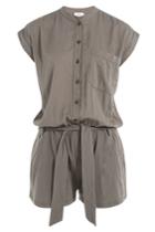 Closed Closed Cotton Playsuit - Grey