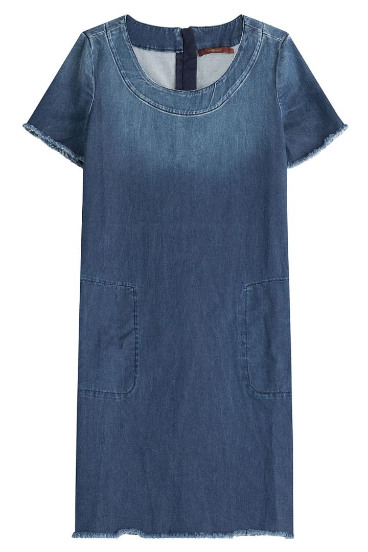 Seven For All Mankind Seven For All Mankind Denim Dress - Blue