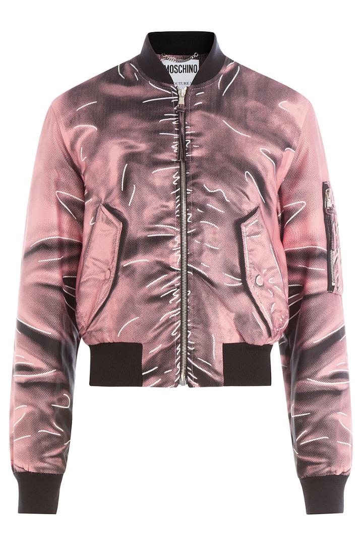 Moschino Moschino Printed Bomber Jacket - Multicolored