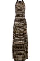 M Missoni M Missoni Graphic Knit Dress - Gold
