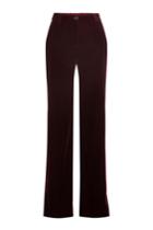 Roberto Cavalli Roberto Cavalli Wide Leg Velvet Pants - Red