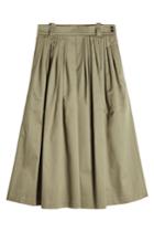 Golden Goose Golden Goose Midi Skirt With Cotton And Fleece Wool