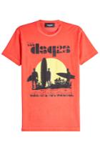 Dsquared2 Dsquared2 Printed Cotton T-shirt - Red