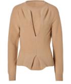 J.w. Anderson Boiled Wool Twisted Pullover In Camel