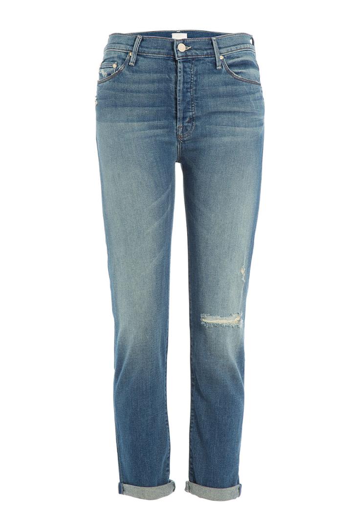 Mother Mother The Vagabond Boyfriend Jeans - None