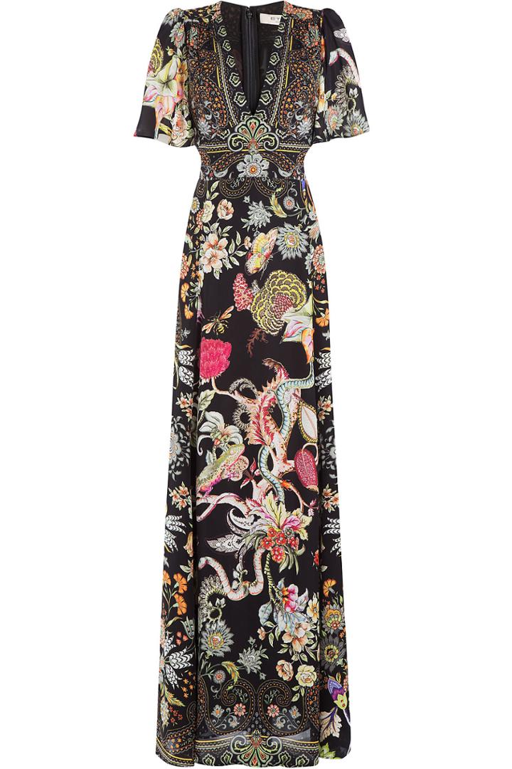 Etro Etro Printed Silk Gown - Multicolor