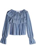 See By Chloé See By Chloé Denim Ruffle Top