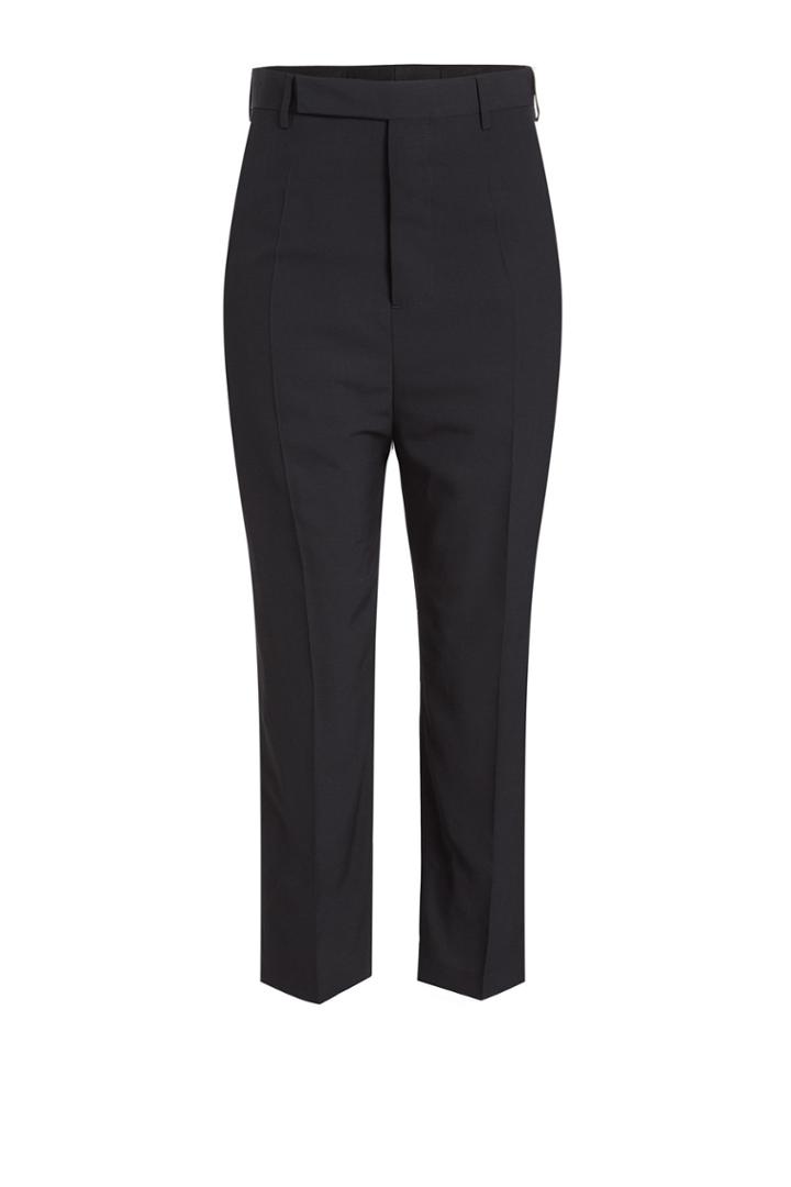 Rick Owens Rick Owens Easy Astaires Cropped Pants With Wool