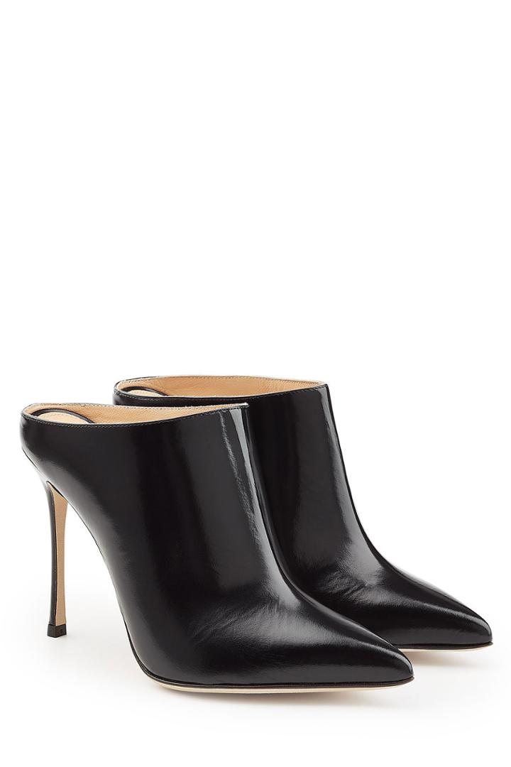 Sergio Rossi Sergio Rossi Leather Mule Heels