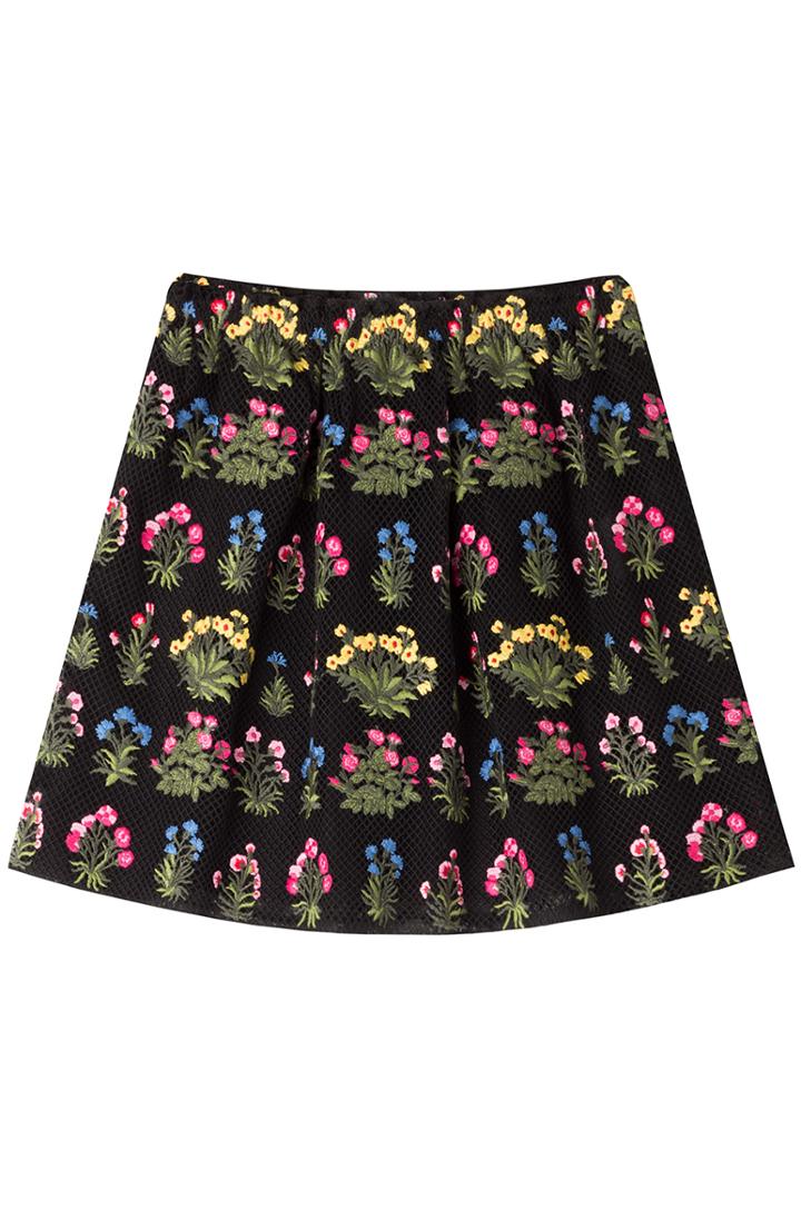 Valentino Embroidered Skirt
