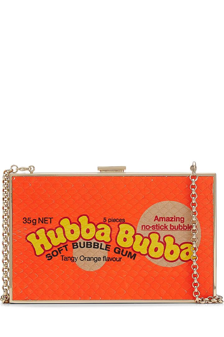 Anya Hindmarch Anya Hindmarch Imperial Hubba Bubba Python Skin Clutch